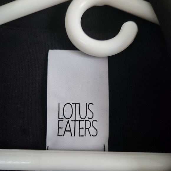 Lotus Eaters Jacket Black Size Large Travel with  Pockets - Picture 2 of 8